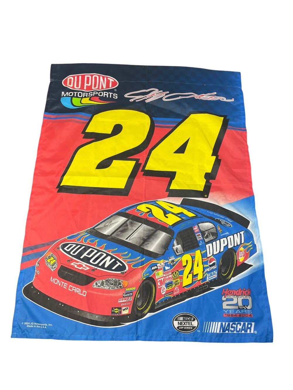2004 NASCAR #24 Jeff Gordon Racing Outdoor Flag 36 x 28